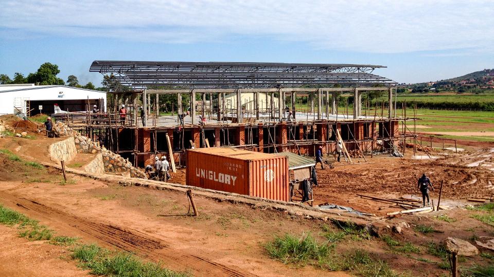 Construction of the MAF base at Kajjansi