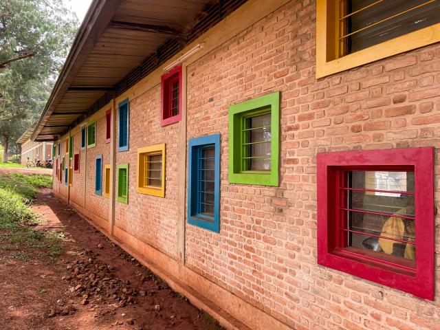 Kindergarten building in Uganda