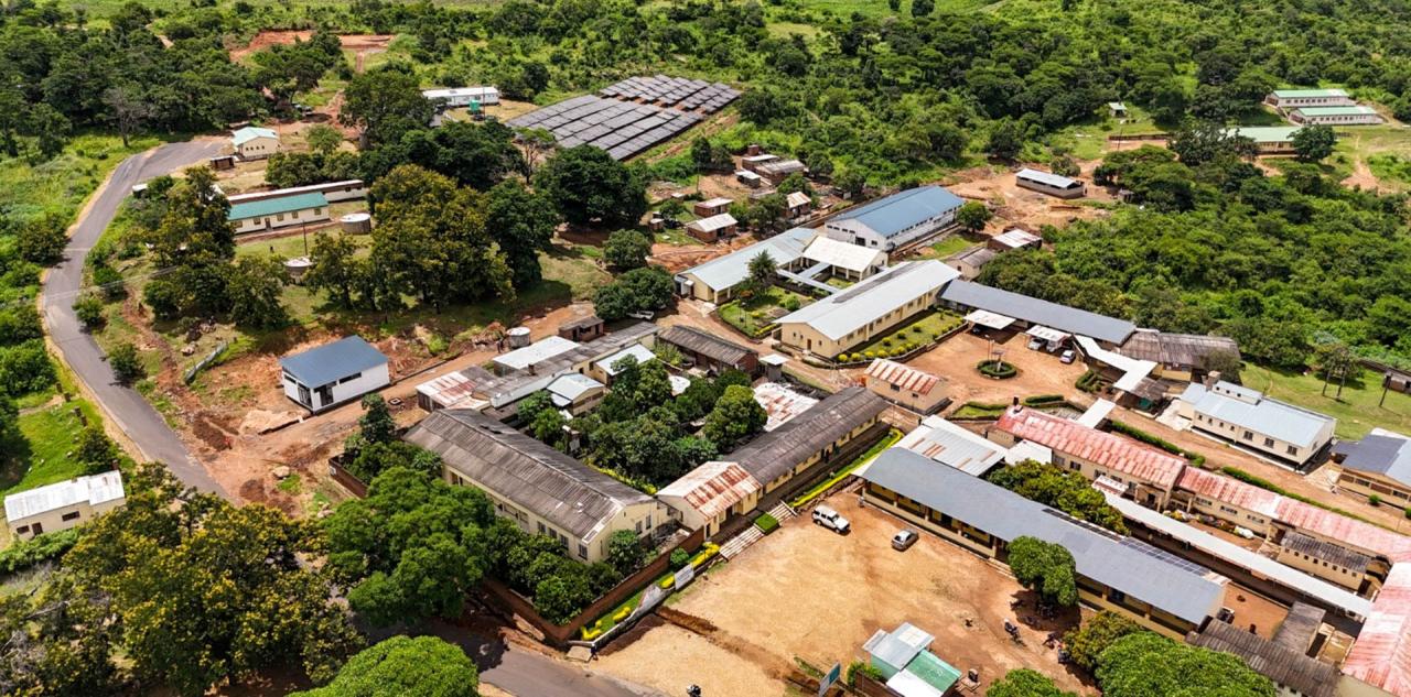 Aerial view of property