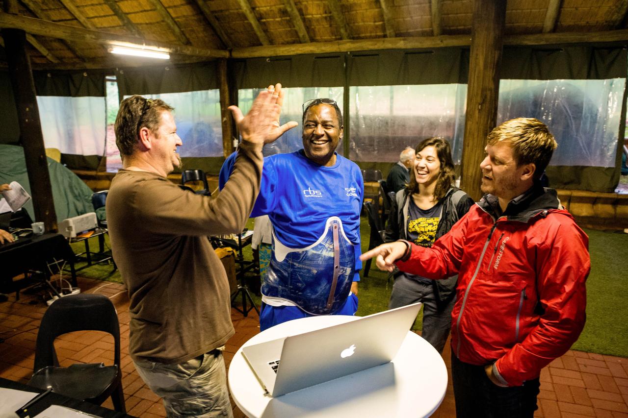 Working with a client in South Africa