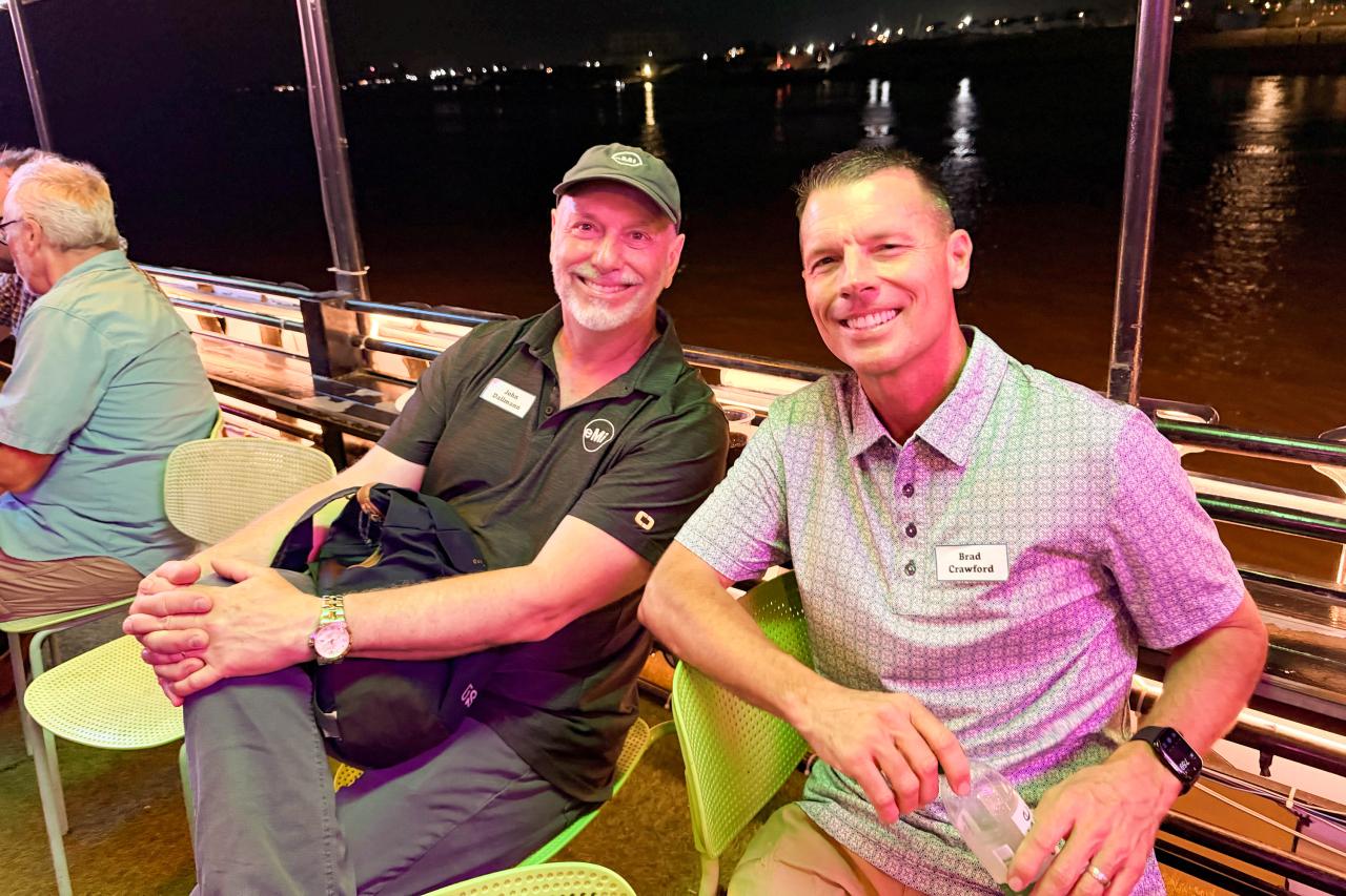 John and Brad in Cambodia