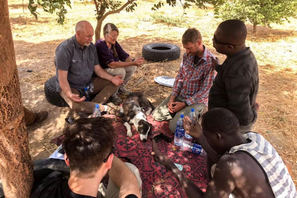 John and Gala with a ministry partner