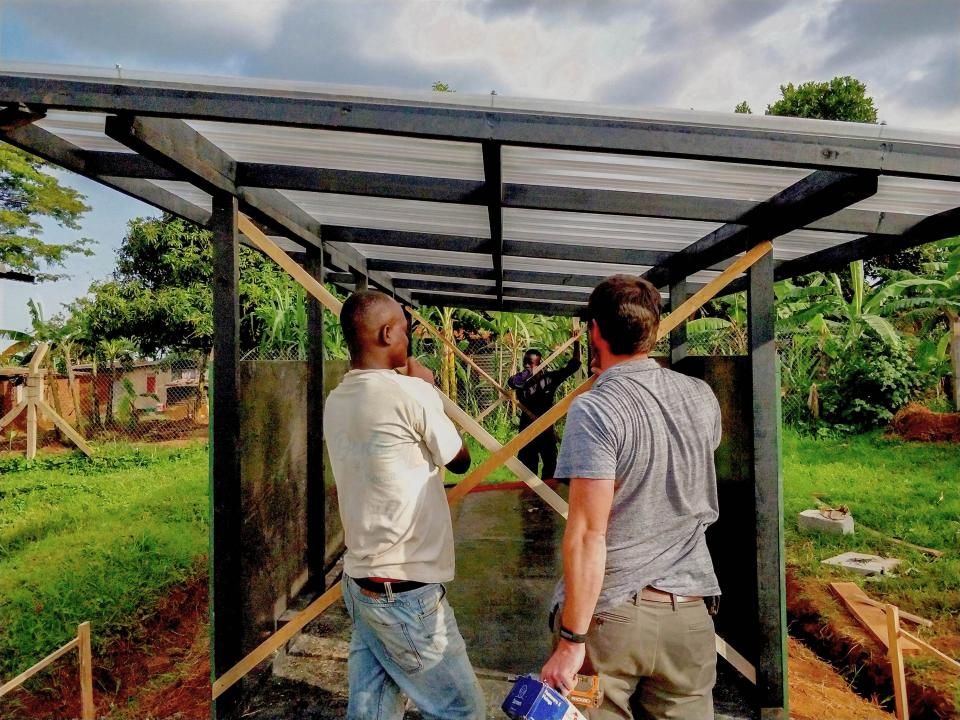 Prototype solar kiln