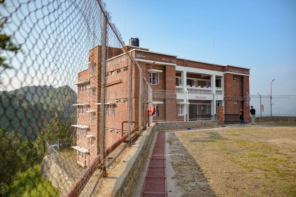 View of the boys' dormitory