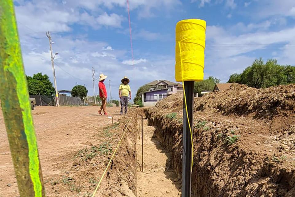 Foundation trench