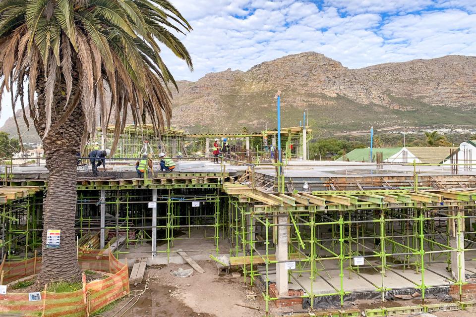 Construction of the CHS building