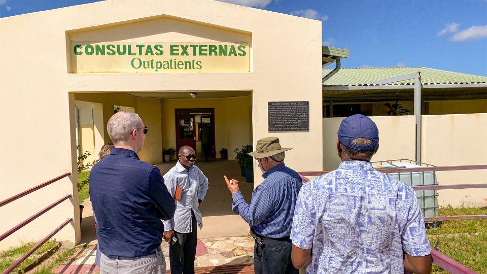 EMI Team at a hospital in Angola