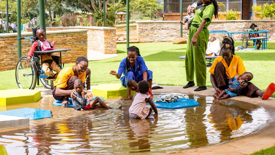 Gem nannies playing with children