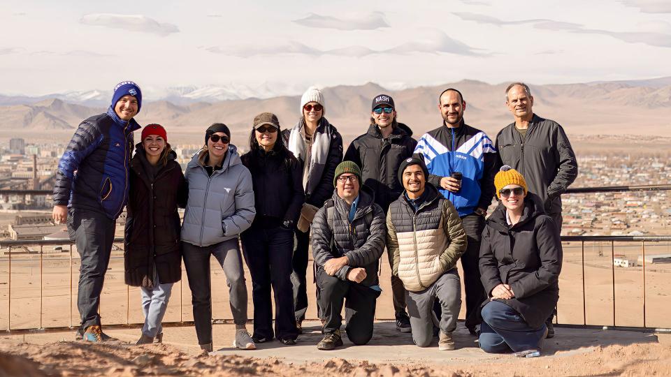 Project team in Mongolia