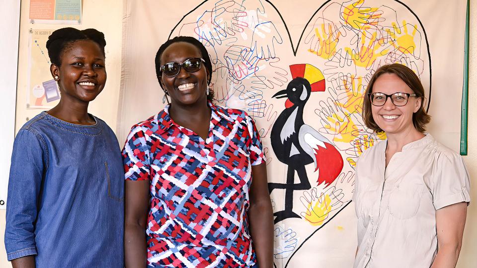 Team leads with client