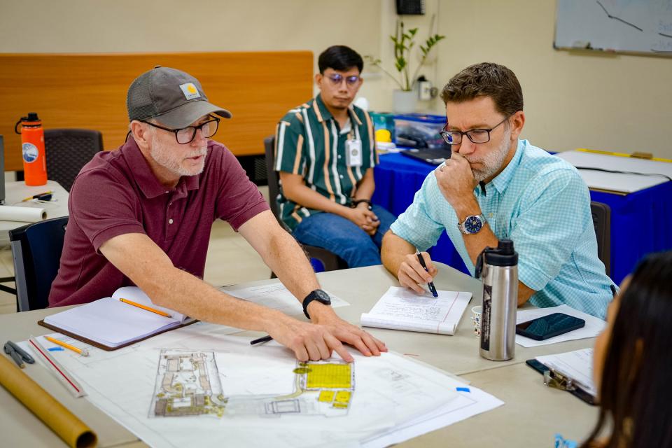 Discussion over plans